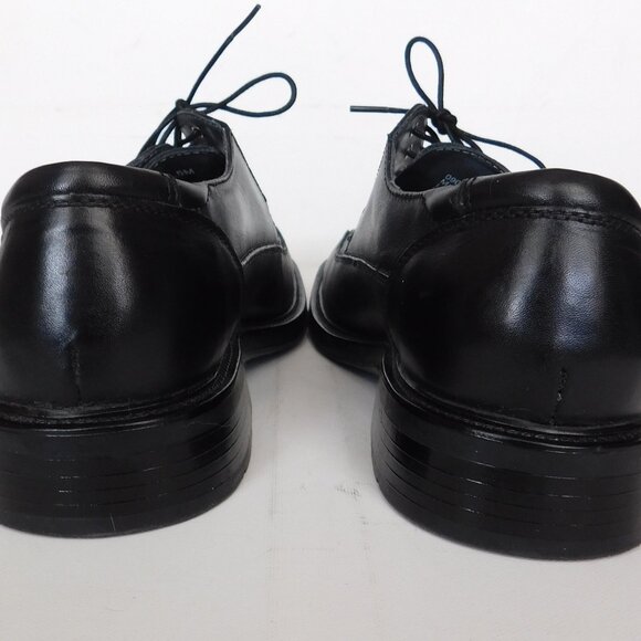 Dockers Trustee Moc Toe Oxford Lace-Up Black Leather Shoes 8.5 M - Picture 4 of 9